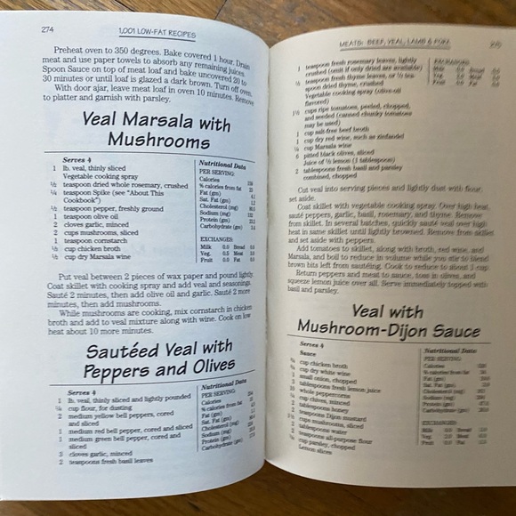 Book: 1001 Low-Fat Recipes by Sue Spitler - Picture 10 of 10